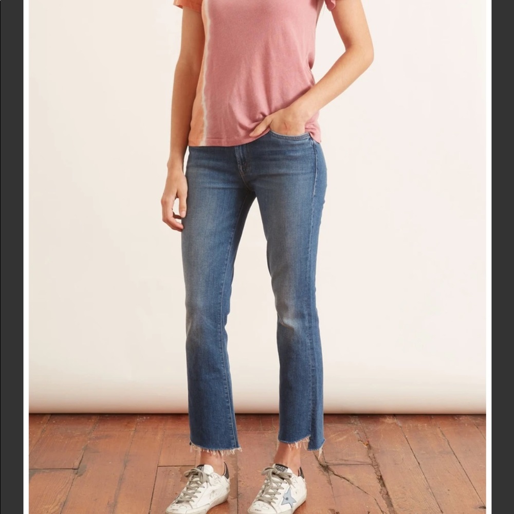 NWOT Raquel Allegra Pink Sunrise Slim TShirt - Picture 4 of 7